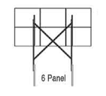 Solar Ground Mount Structure 6 X 60 Cell / 72 Cell Portrait Orientation